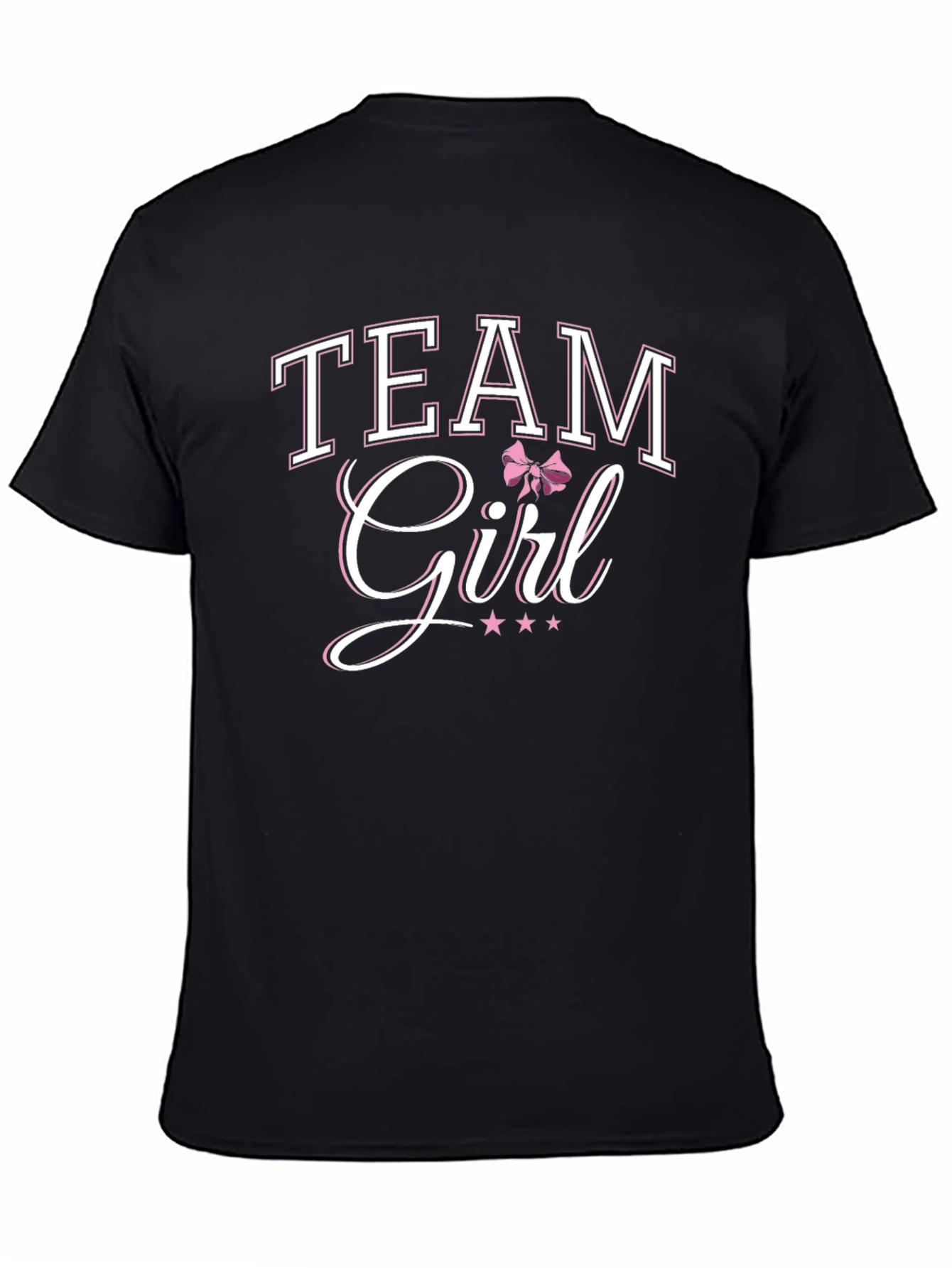Team Girl T-Shirt Baby Shower Gender Reveal Party Tee