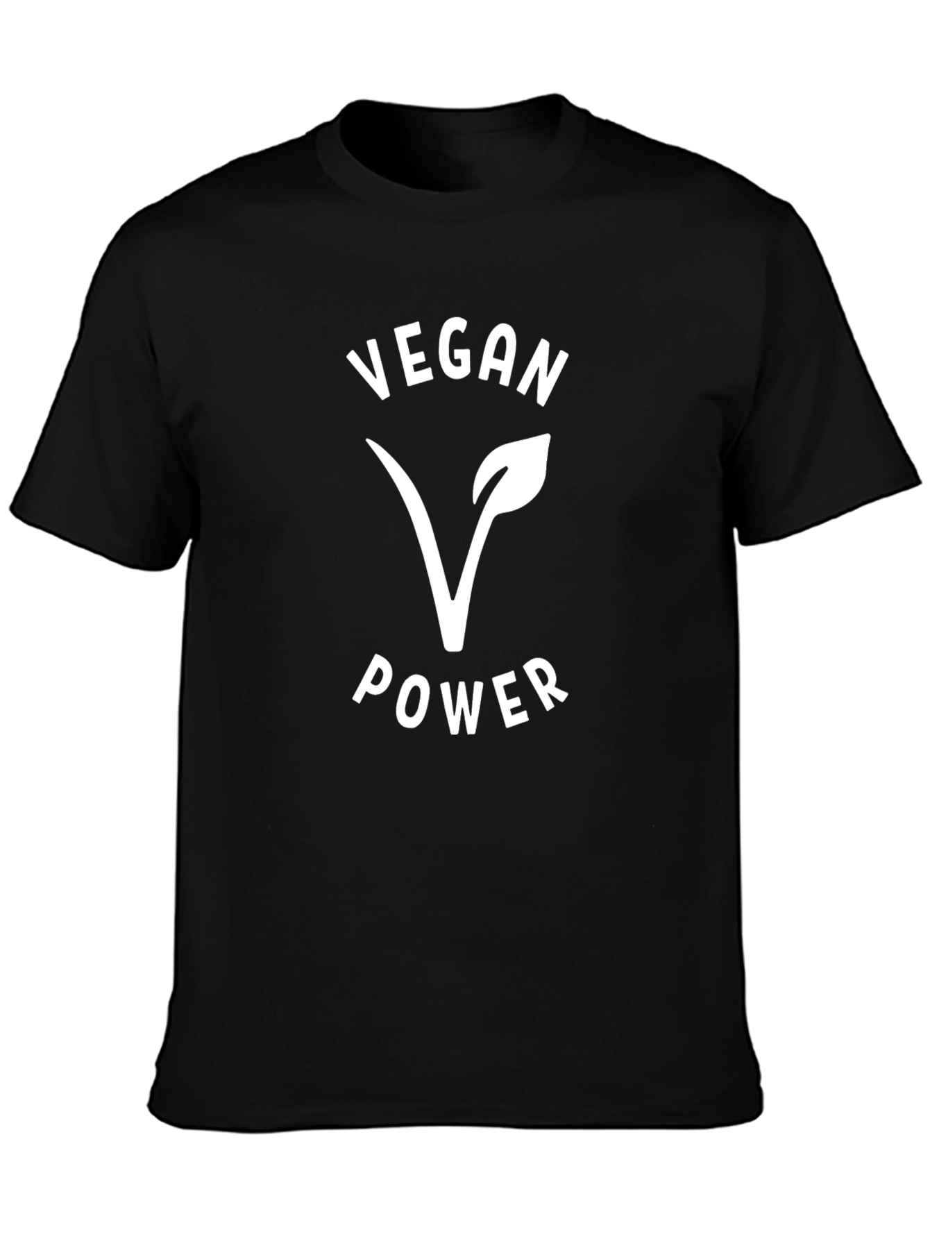 Vegan Power T-Shirt - Black
