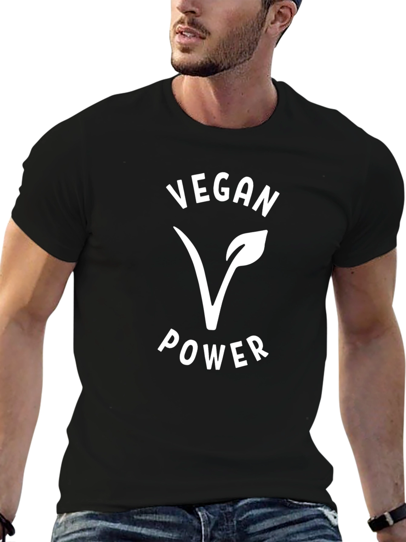 Vegan Power T-Shirt - Black