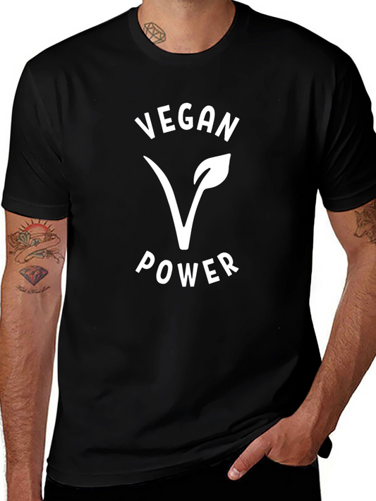 Vegan Power T-Shirt - Black
