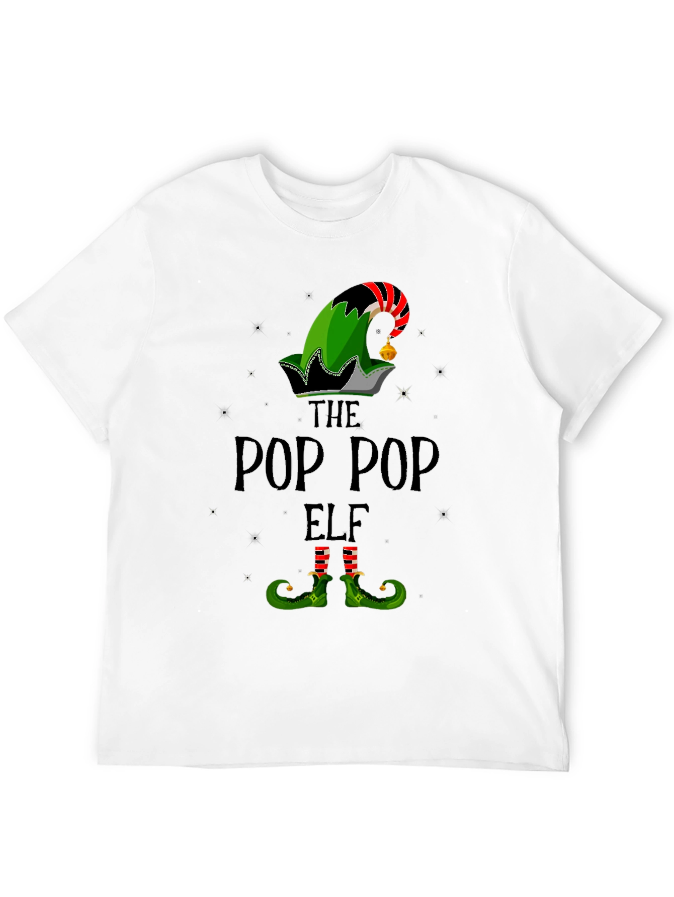 The Pop Pop Elf Christmas T-Shirt