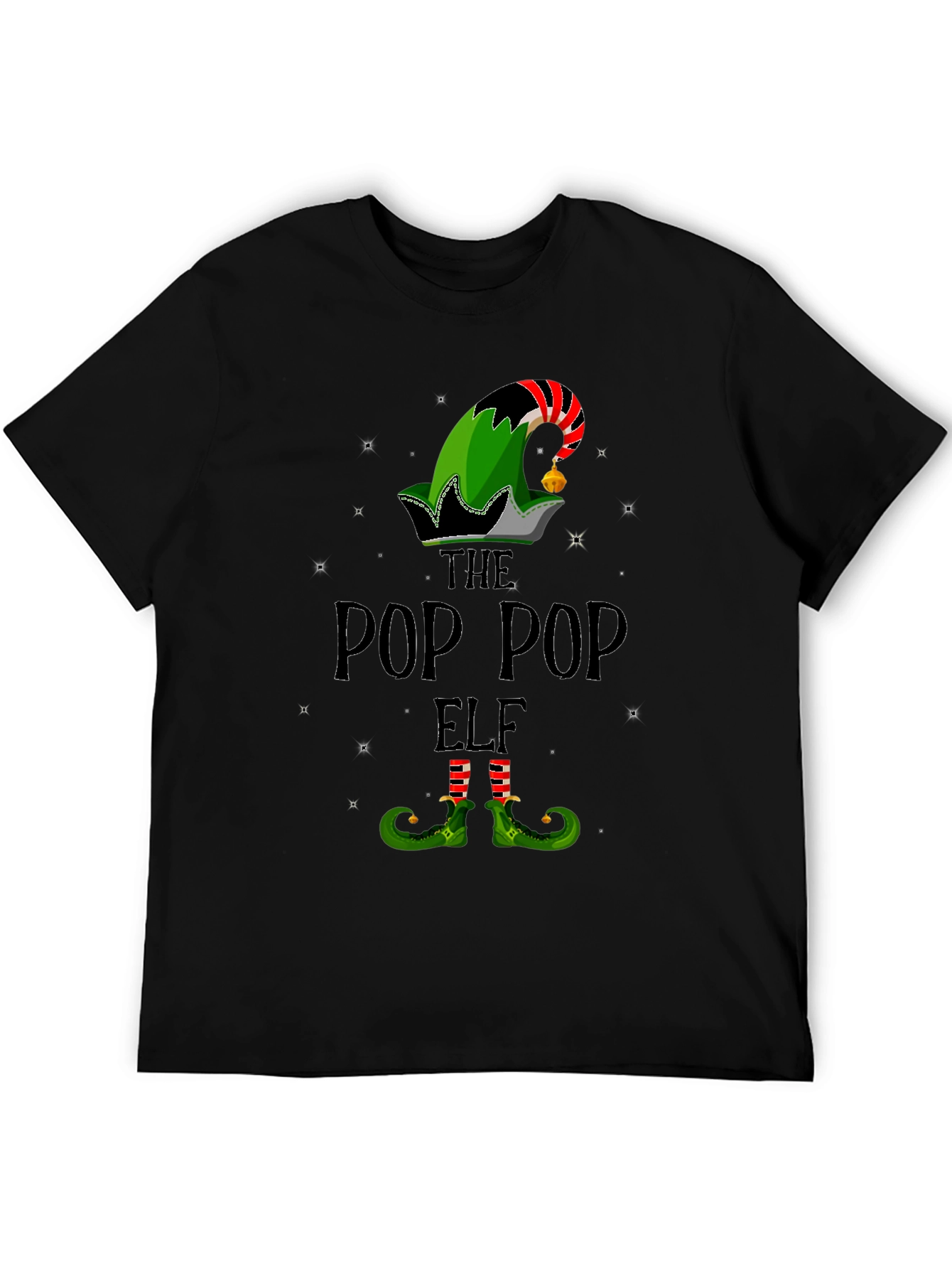 The Pop Pop Elf Christmas T-Shirt