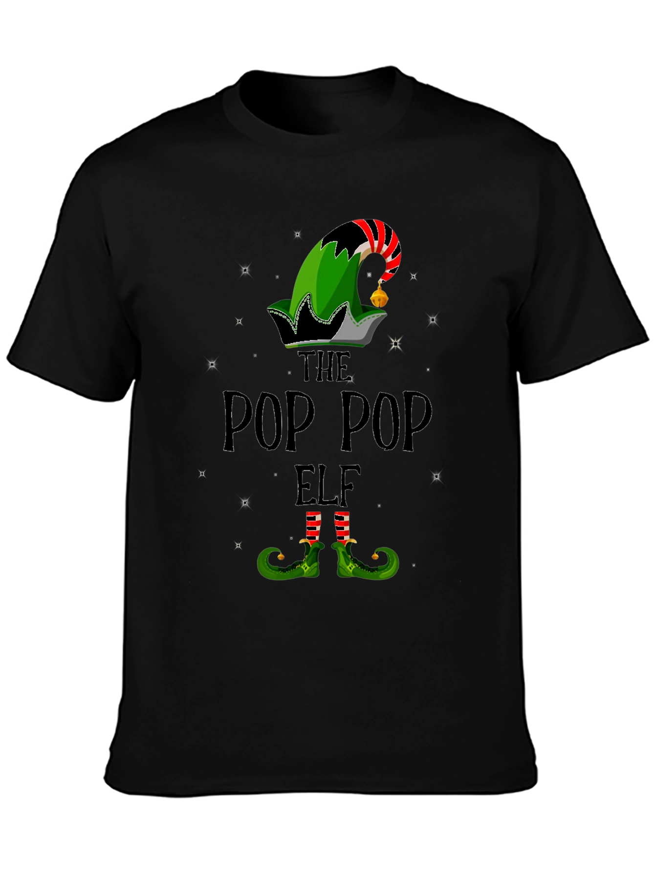 The Pop Pop Elf Christmas T-Shirt
