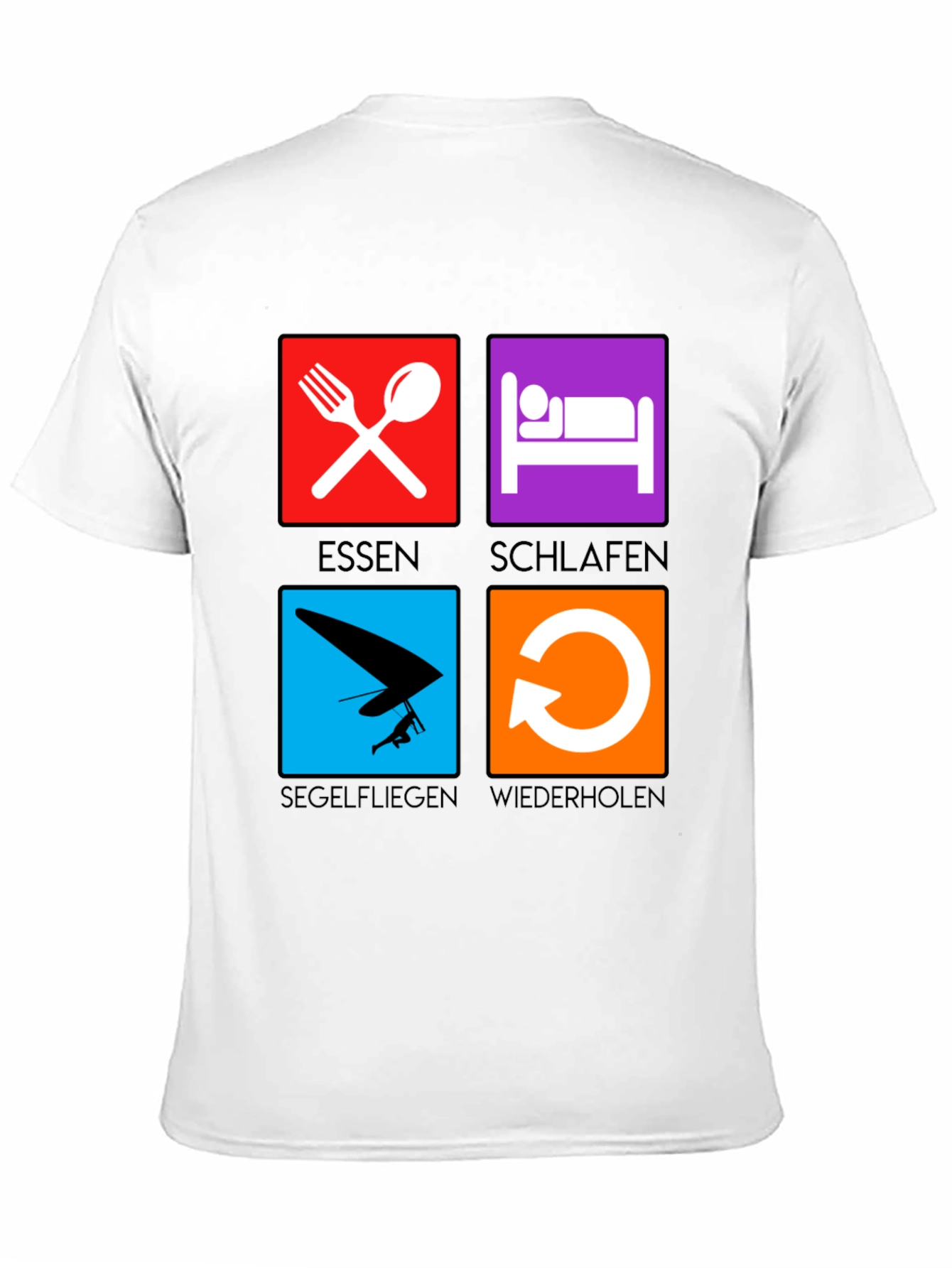 Eat Sleep Hang Gliding Repeat T-Shirt