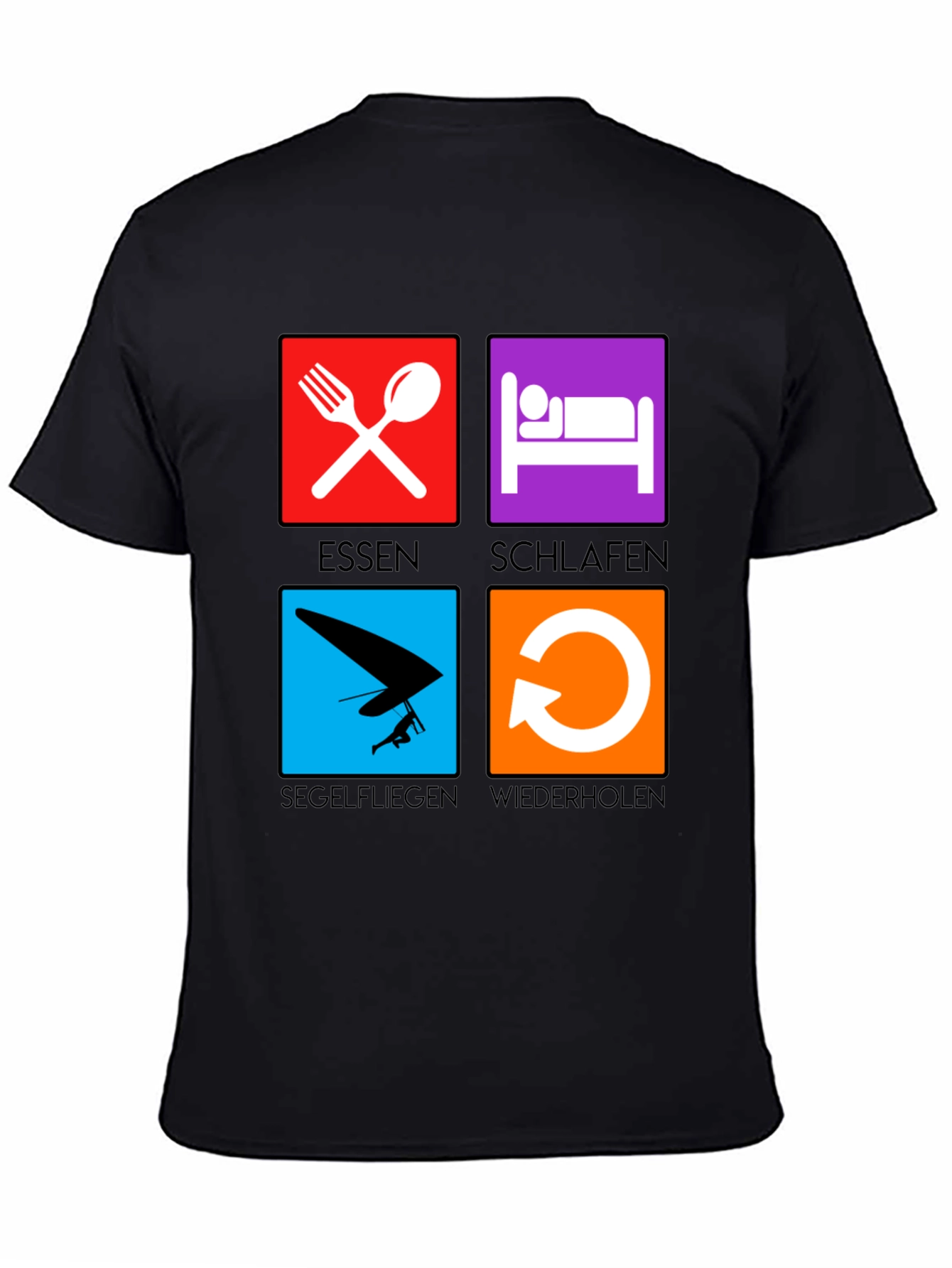 Eat Sleep Hang Gliding Repeat T-Shirt