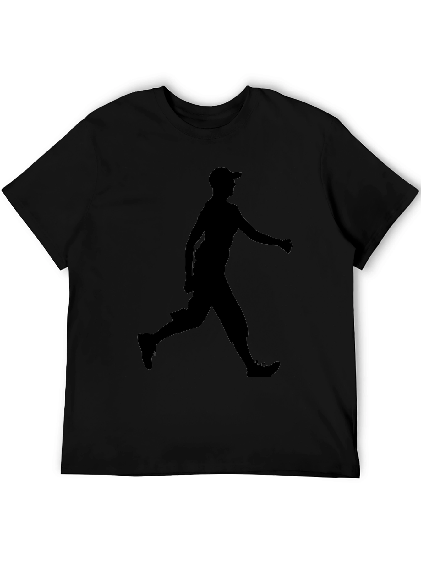 Silhouette Man Black T-Shirt