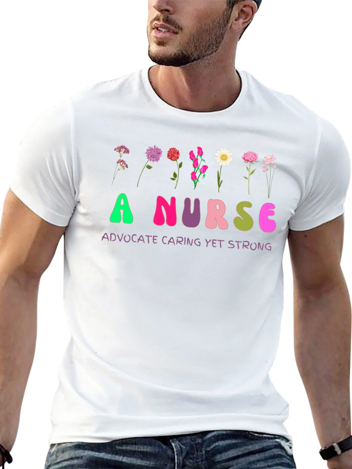 A Nurse Advocate Caring Yet Strong T-Shirt