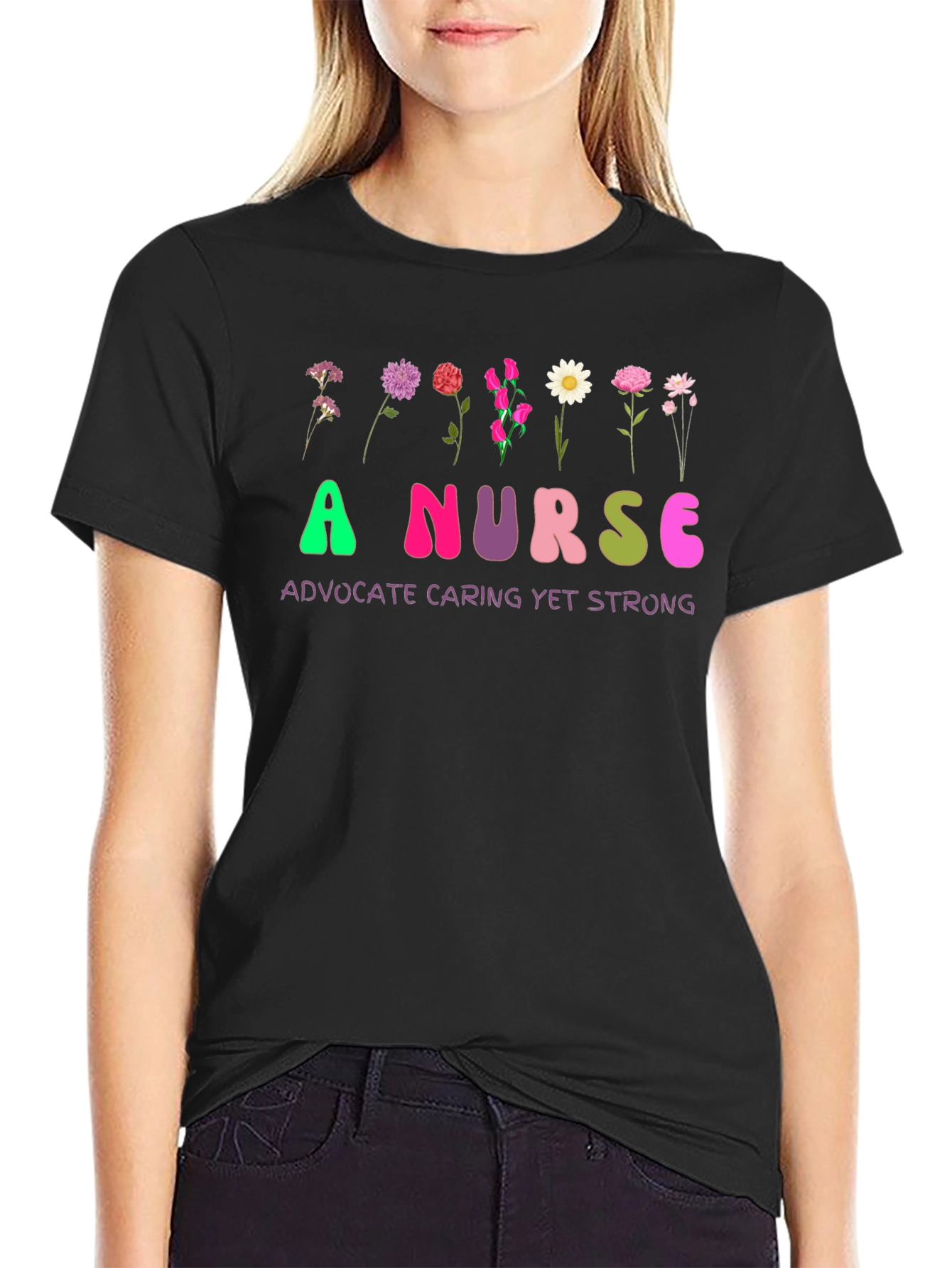 A Nurse Advocate Caring Yet Strong T-Shirt