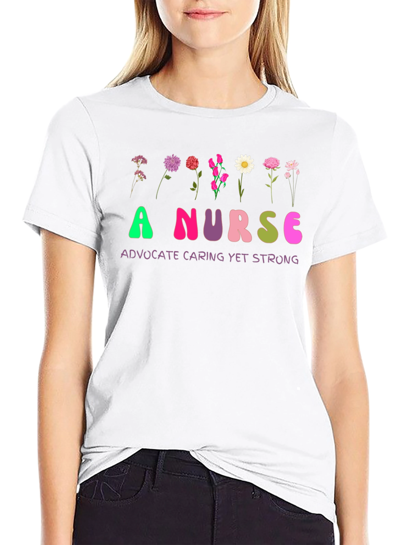 A Nurse Advocate Caring Yet Strong T-Shirt