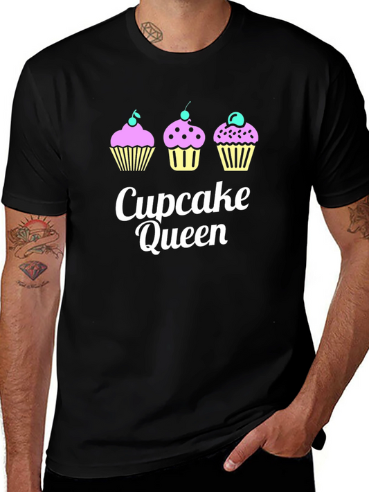 Cupcake Queen T-Shirt - Fun Graphic Tee