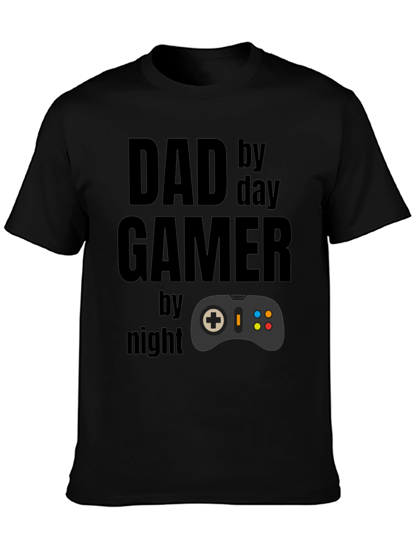 Dad Gamer T-Shirt - By Day By Night