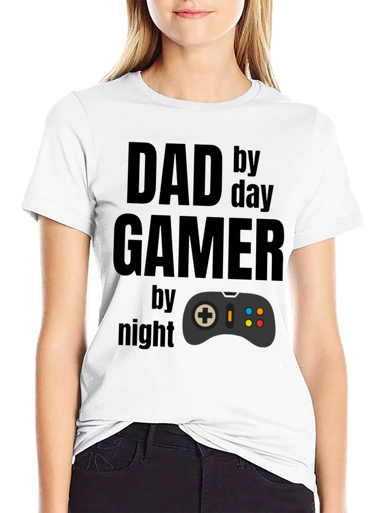 Dad Gamer T-Shirt - By Day By Night