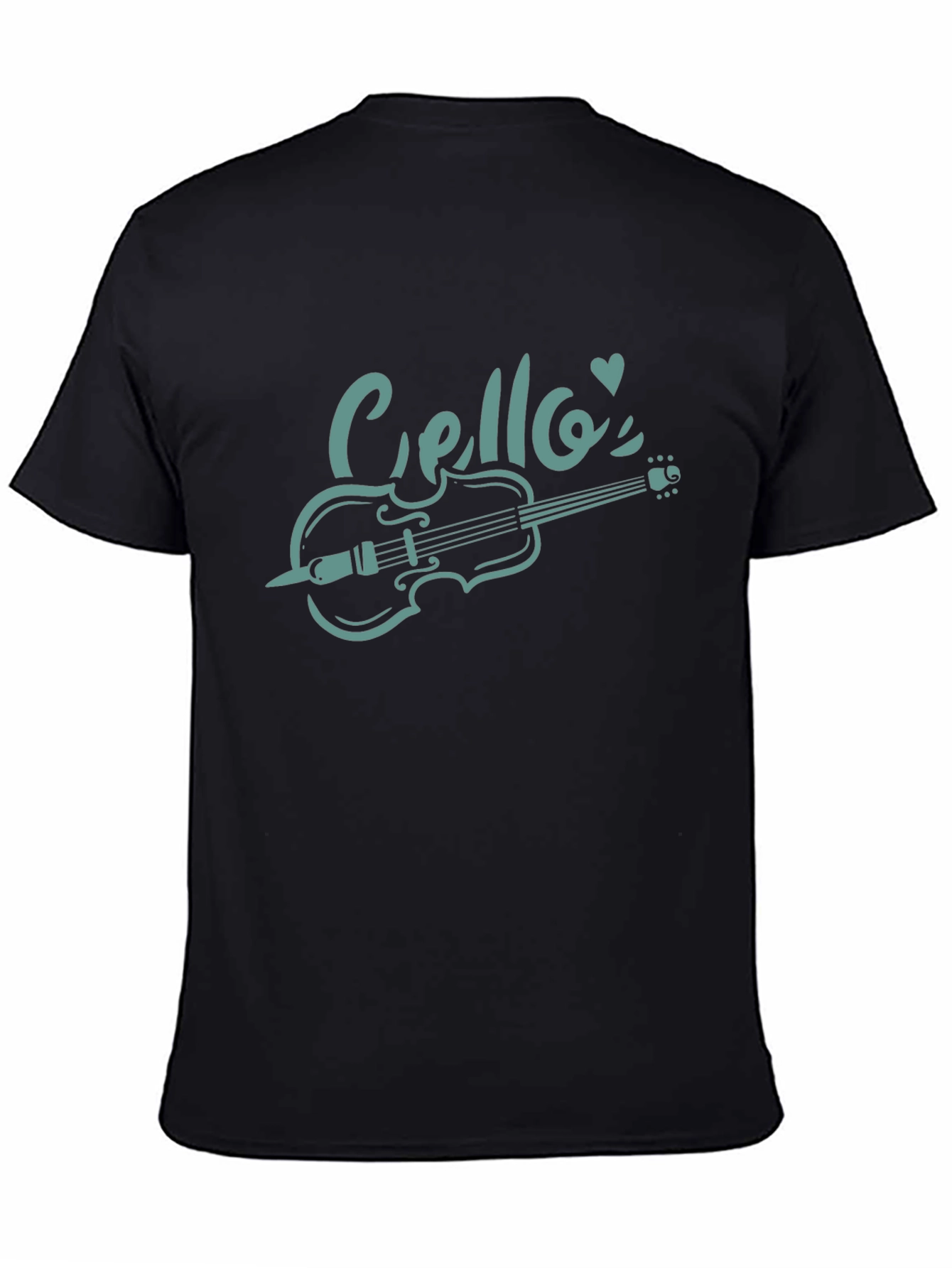 Cello Love Black T-Shirt | Musical Instrument Tee