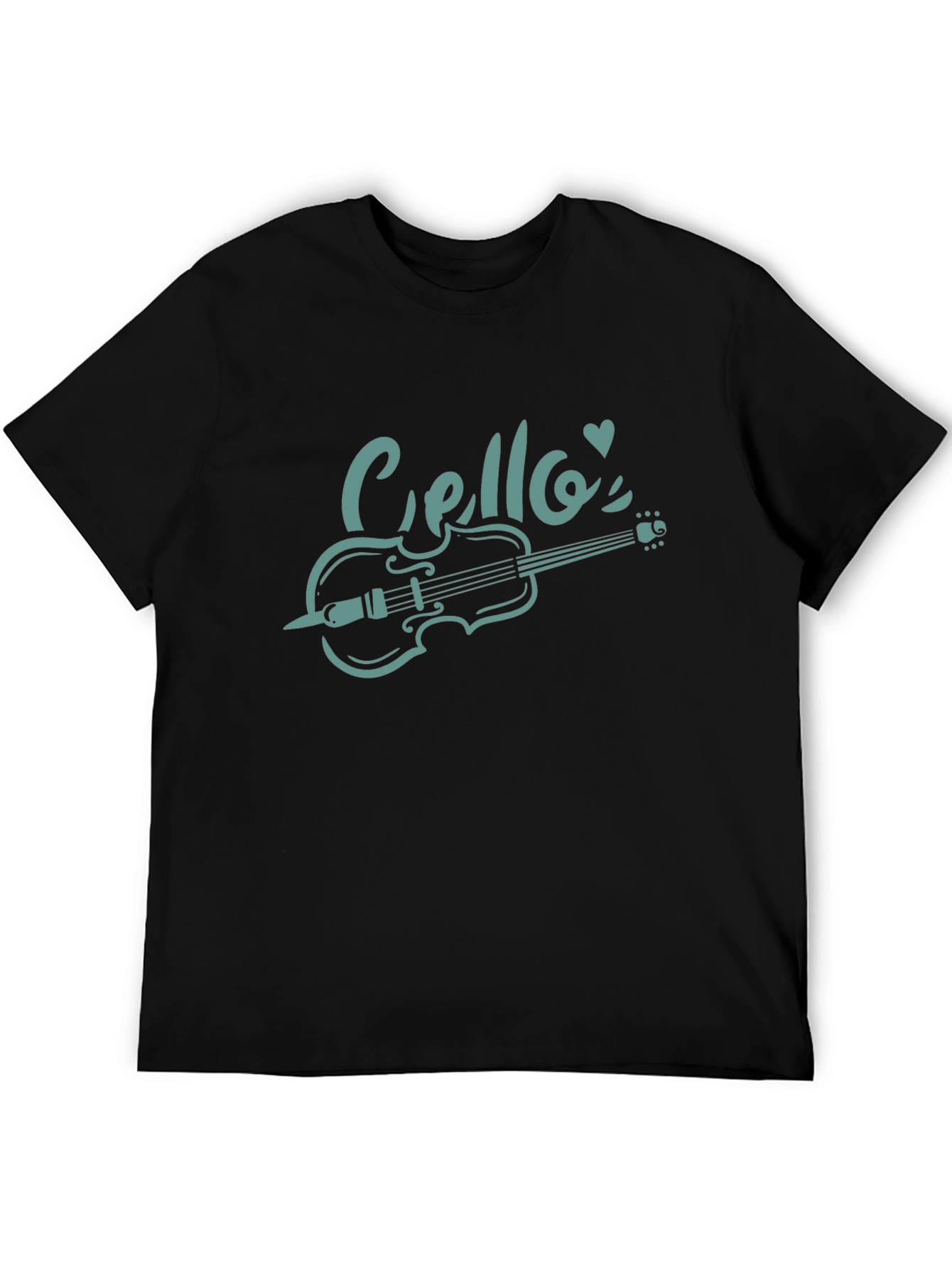 Cello Love Black T-Shirt | Musical Instrument Tee