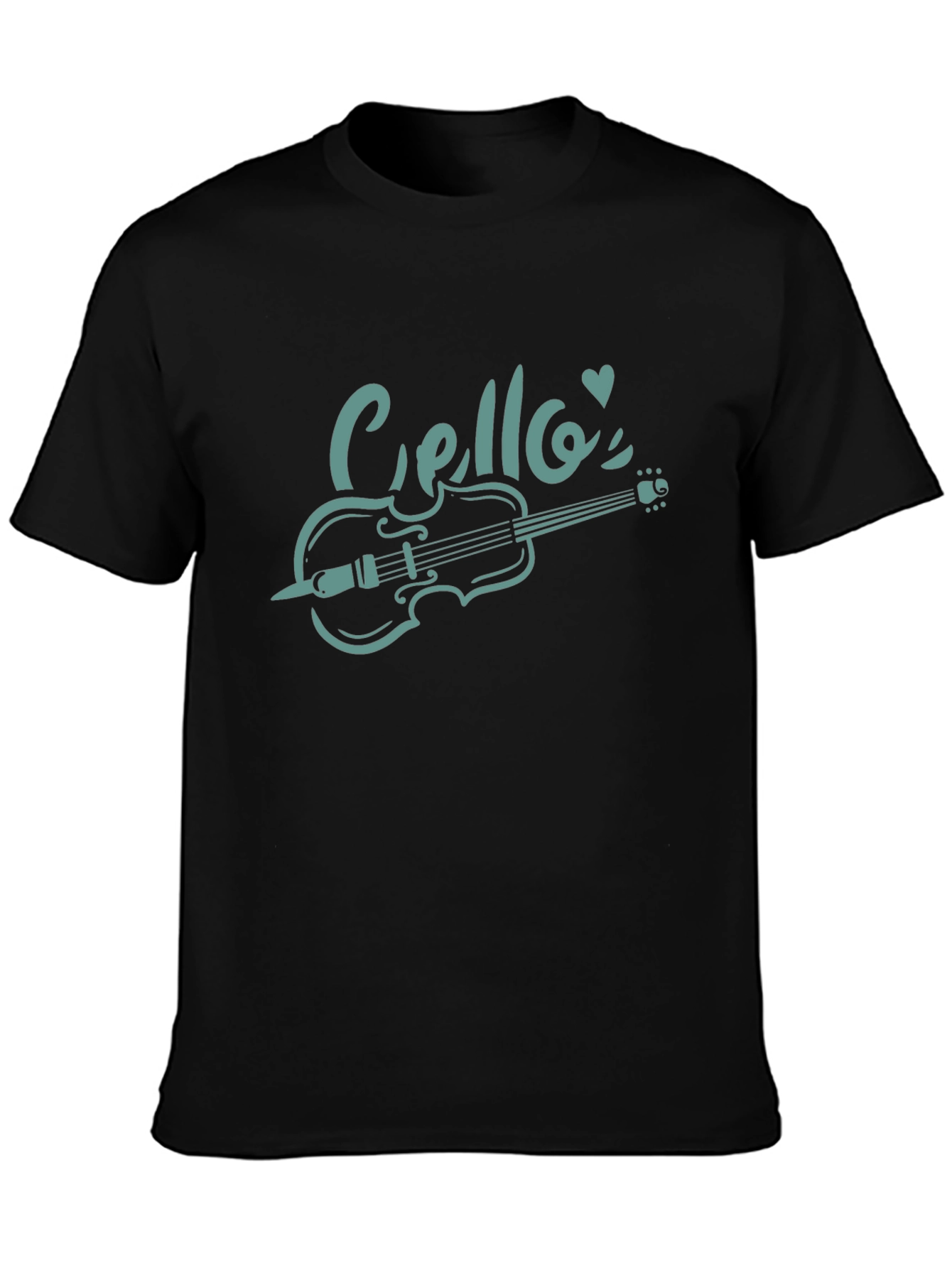 Cello Love Black T-Shirt | Musical Instrument Tee