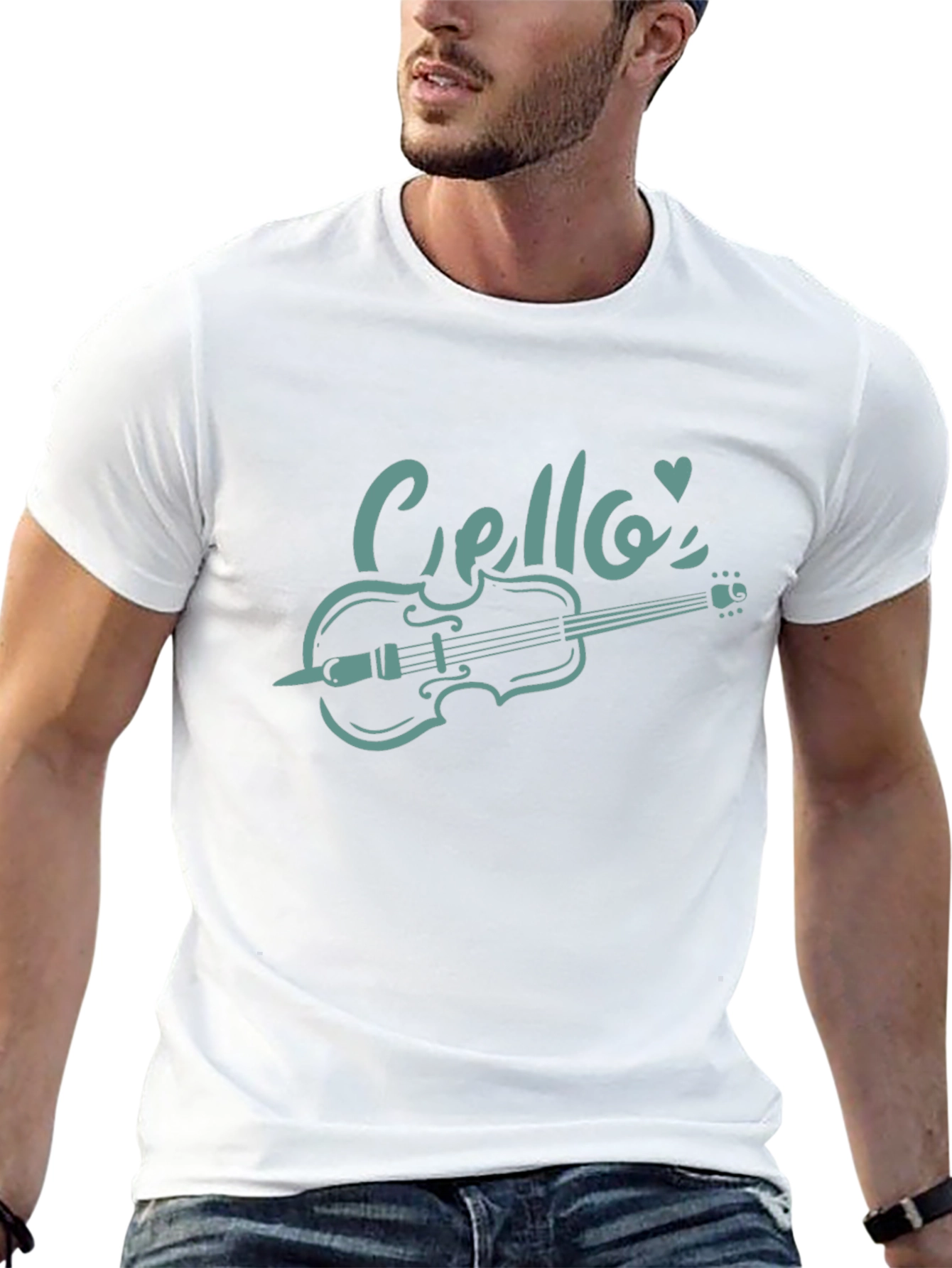 Cello Love Black T-Shirt | Musical Instrument Tee