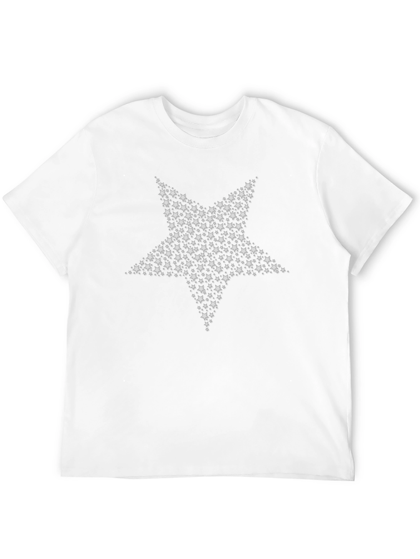 Starry Star T-Shirt - Black Cotton Tee