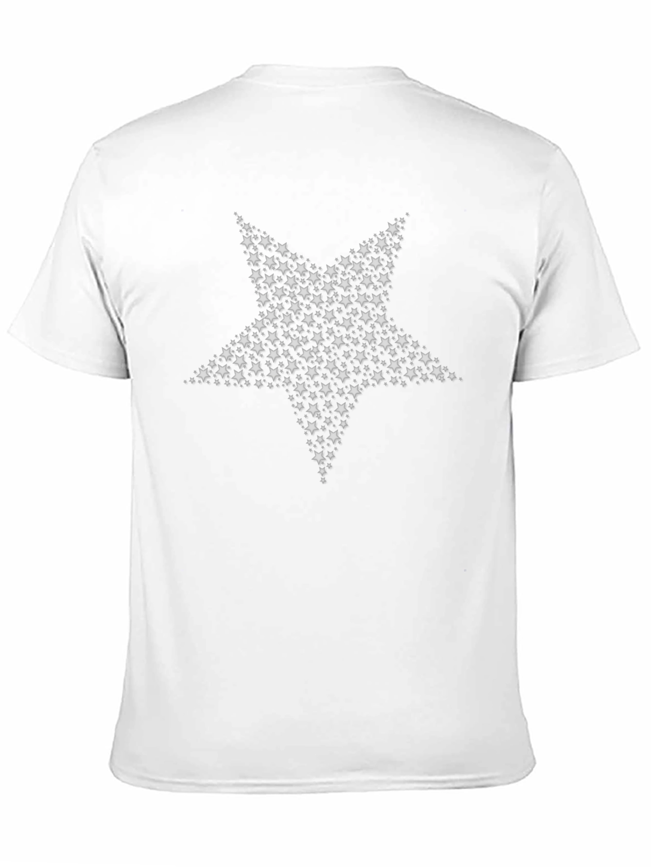 Starry Star T-Shirt - Black Cotton Tee