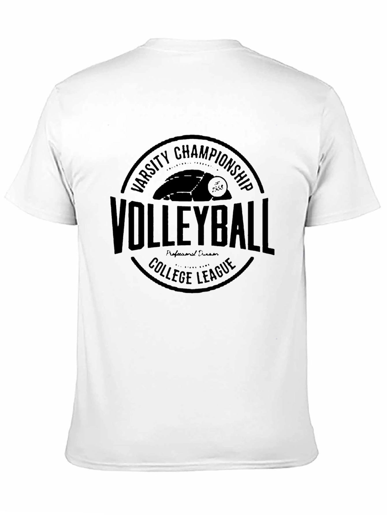 Varsity Volleyball Championship Black T-Shirt