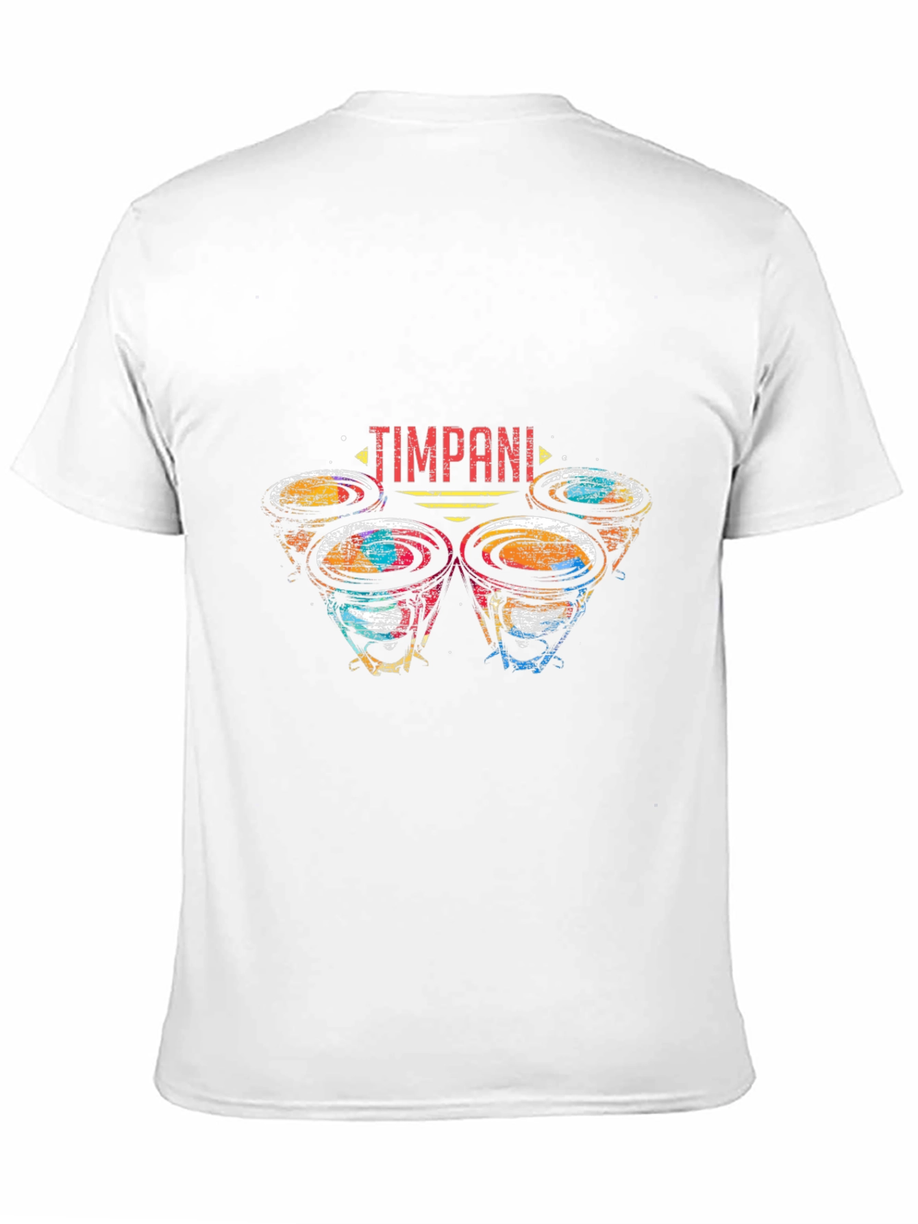 Timpani Drum Graphic Black T-Shirt
