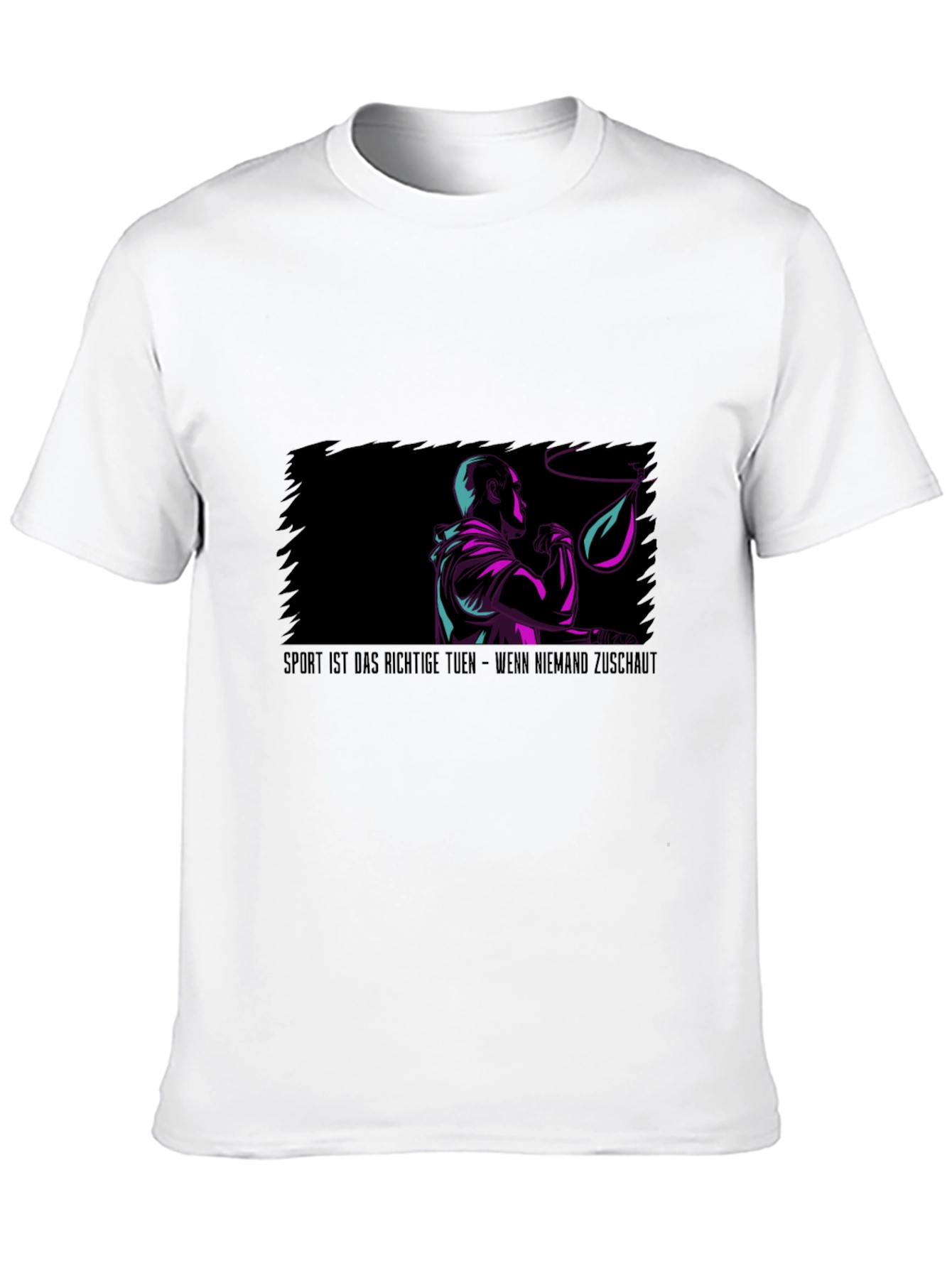 Sport Motivation T-Shirt: Boxer Design