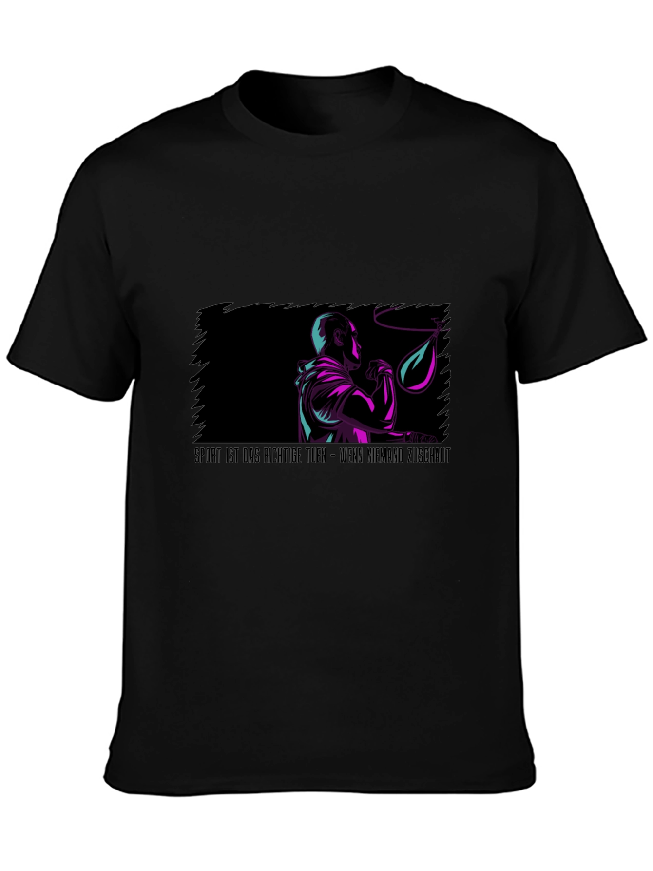 Sport Motivation T-Shirt: Boxer Design
