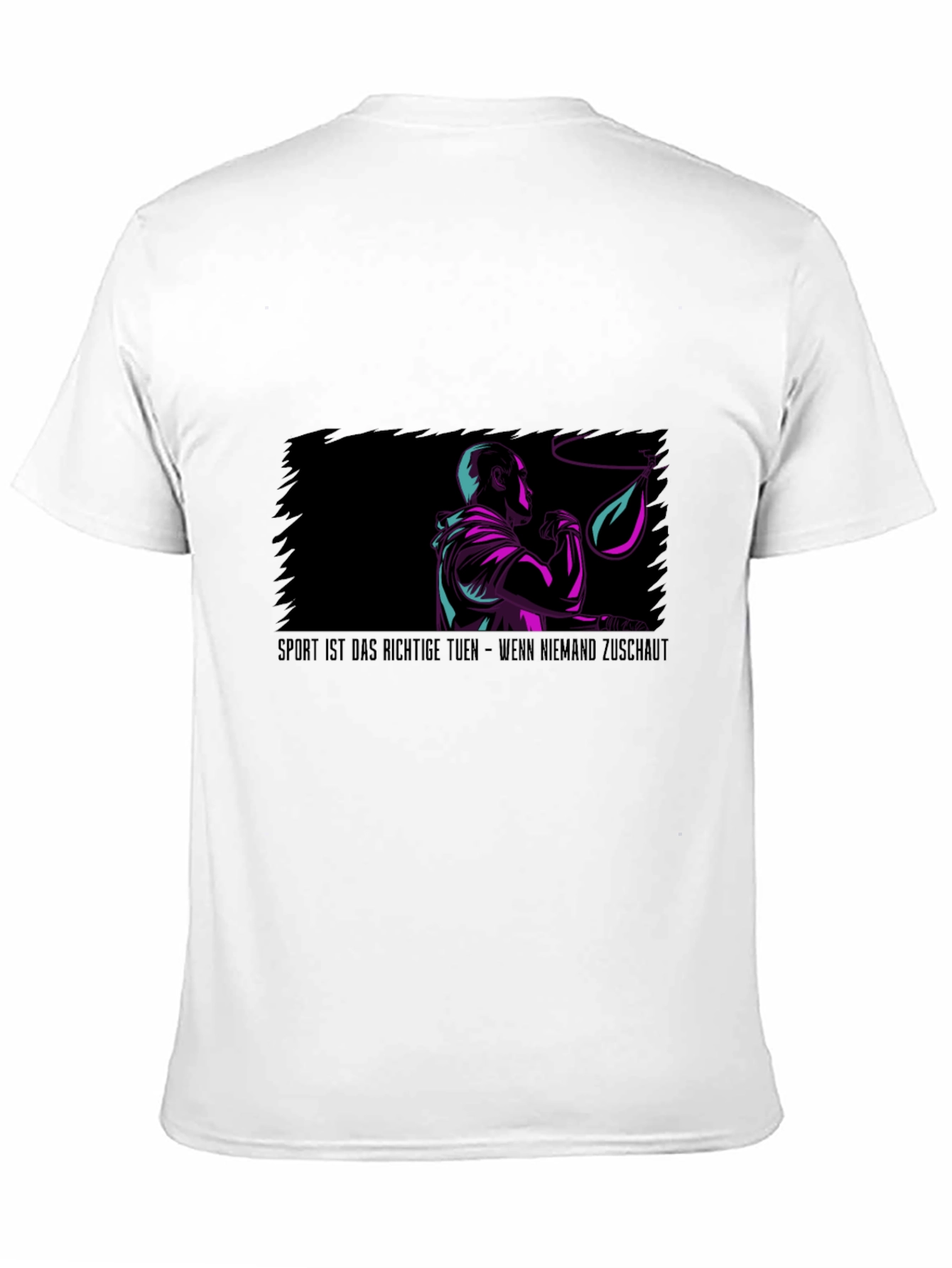 Sport Motivation T-Shirt: Boxer Design