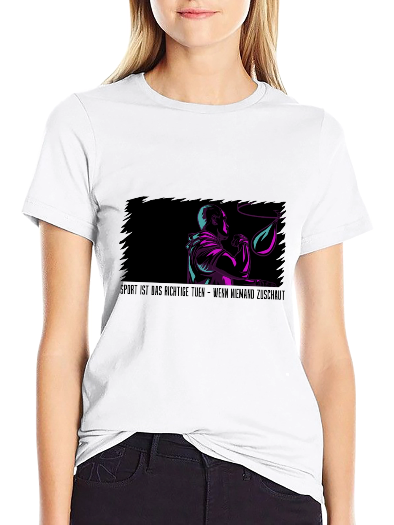 Sport Motivation T-Shirt: Boxer Design