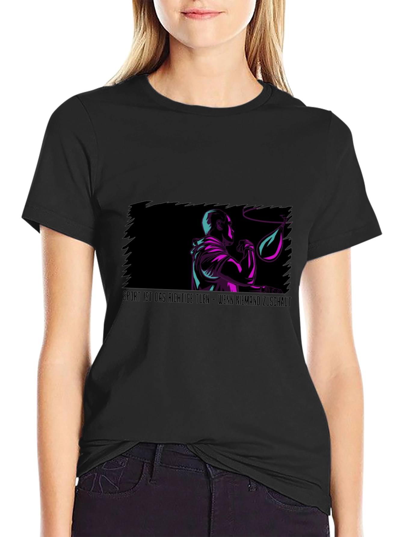 Sport Motivation T-Shirt: Boxer Design