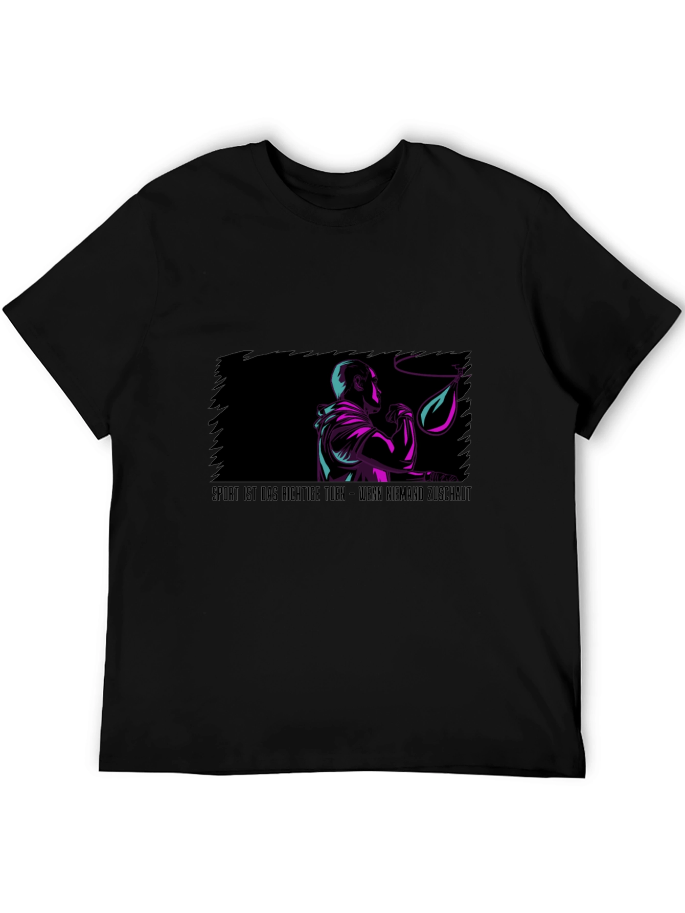 Sport Motivation T-Shirt: Boxer Design