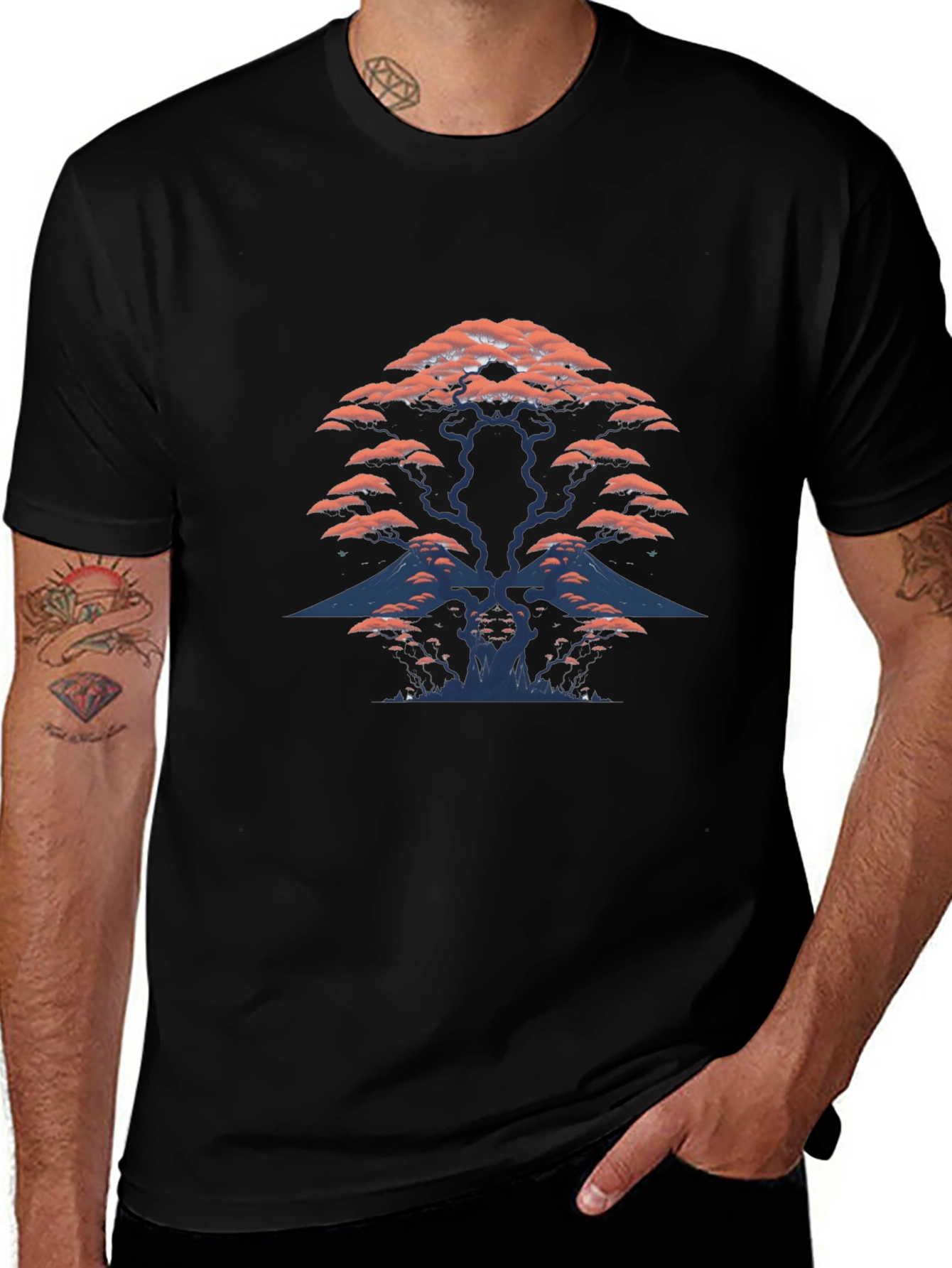 Bonsai Tree Graphic Tee - Stylish & Unique
