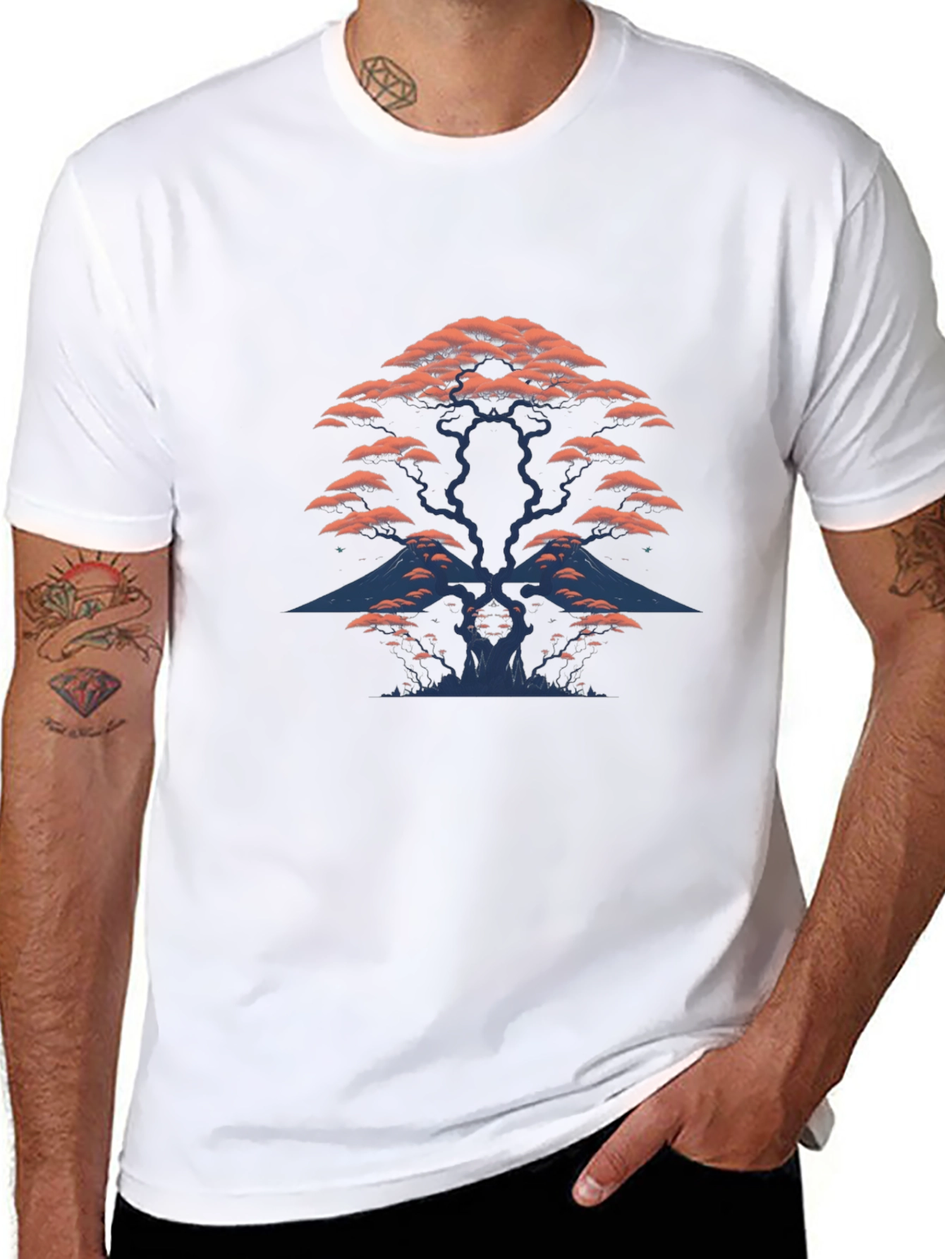 Bonsai Tree Graphic Tee - Stylish & Unique